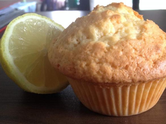 fluffige Zitronen Muffins