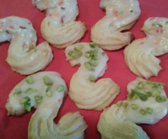 Spritzgebäck mit Marzipan