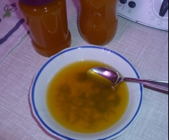 Holunderblüten-Orangensaft-Gelee