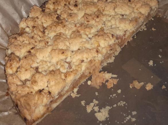 Variation Apfel-Streuselkuchen vegan
