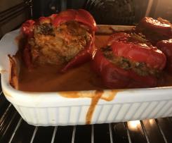 Paprikaschoten aus dem Backofen
