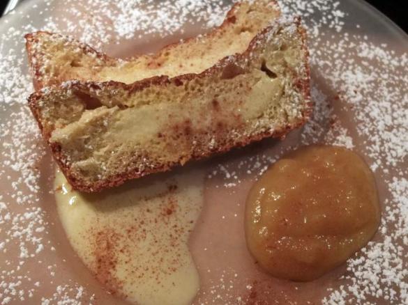 Vanille-Grieß-Schnitten im Teigmantel