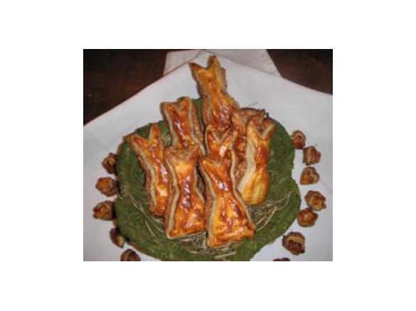 Osterhasen - Blätterteig