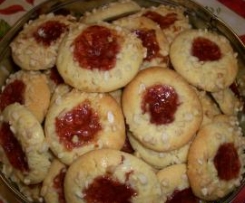 Kulleraugen - Kekse mit Gelee