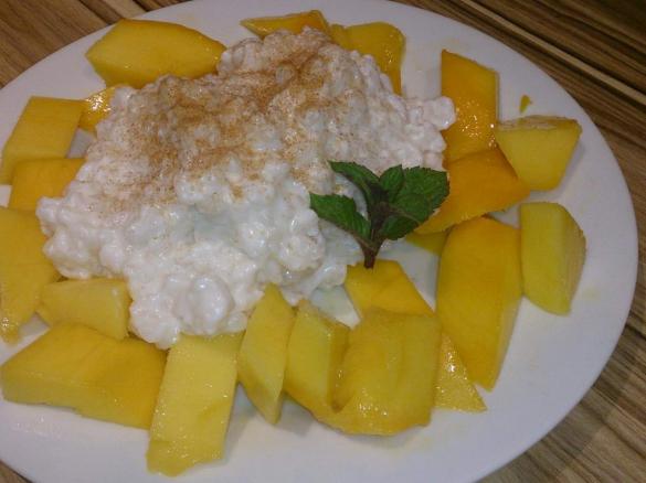 Kokosreis mit Mango