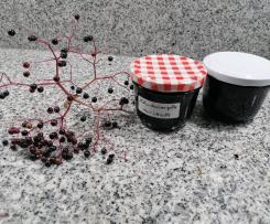 Holunderbeergelee mit  Vanille
