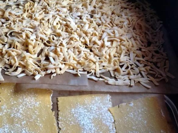 Nudelteig für die Nudelmaschine