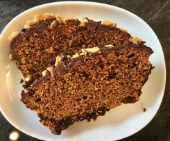Erfrischender Schokokuchen mit gerösteten Mandeln