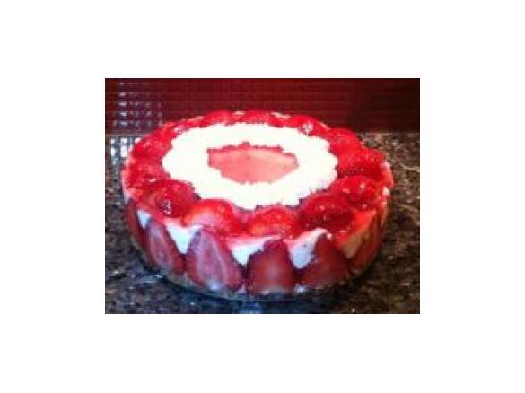 Variation von Erdbeer- Frischkäse Torte