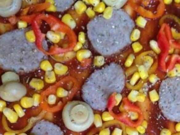 Pizza Frika-Style mit CokeBBQSauce