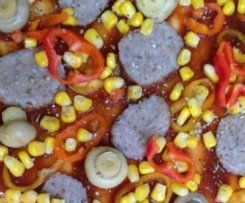 Pizza Frika-Style mit CokeBBQSauce