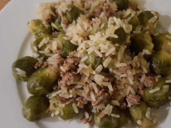 Rosenkohl-Tatar-Pfanne (WW)