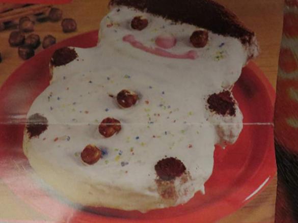 Weihnachtlicher Schneemann