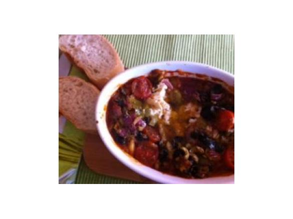 Gebackener Schafskäse