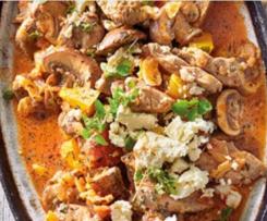 Gyroseintopf mit Schafskäse