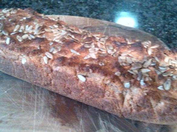 Dinkel-Kichererbsen-Brot