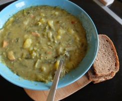 Variation Grüne-Bohnensuppe/ - eintopf  / vegan