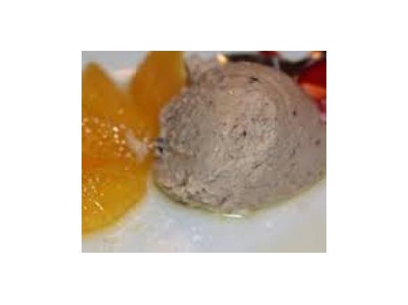 Maronenmousse mit Orangenfilets