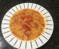 Bohnen Paprika Suppe