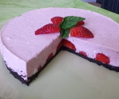 Erdbeer-Quark-Sahne-Torte - die etwas Leichtere