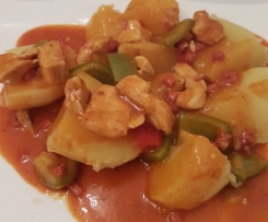 Schaschliktopf mit Reis oder Kartoffeln