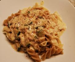 Vollkornnudeln mit Wallnusssauce