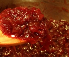 Variation von Karamellisierte rote Zwiebeln