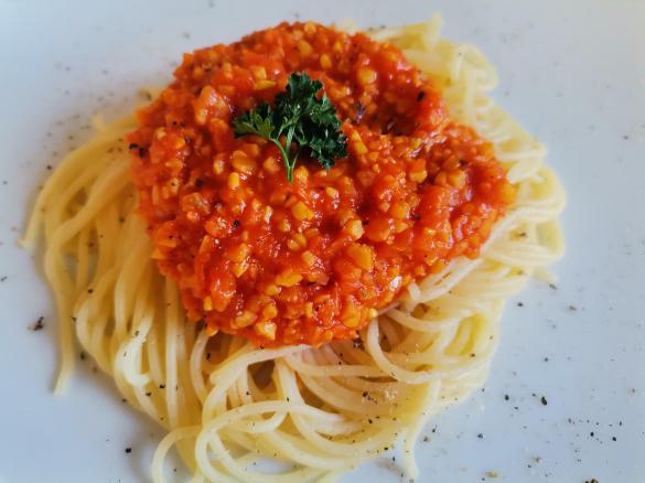 Lupinen-Bolognese-Sauce