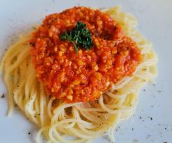 Lupinen-Bolognese-Sauce