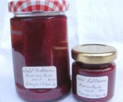 Wald-Erdbeeren Marmelade mit Orangen und Vanille