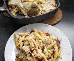 Schupfnudel-Sauerkraut-Auflauf