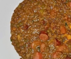 Linseneintopf / Linsensuppe