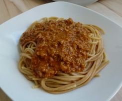 schnelle Pasta Asciutta bzw Bolognese Soße