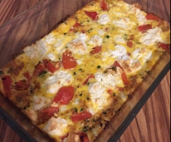 FRITTATA MIT KOHLRABI UND SCHAFKÄSE