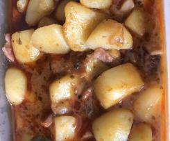 Kartoffelgoulasch mit Speck