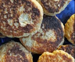 Haferflocken-Käse Bratlinge / Frikadellen