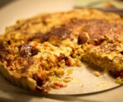 Spitzkohl-Quiche, Variation von Quiche Lorraine