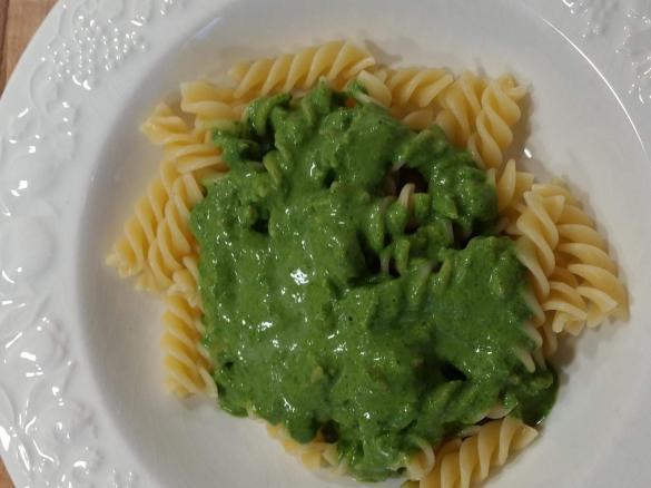 Spinat-Lachs Soße (frisch)