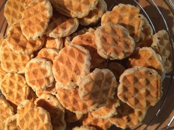 Pikante Waffelkekse
