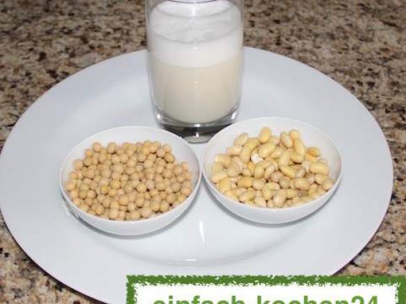 Soja-Drink-Milch-vegan,schnell und einfach  