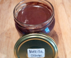 Nutzilla-Orange, Schoko Aufstrich (vegan)