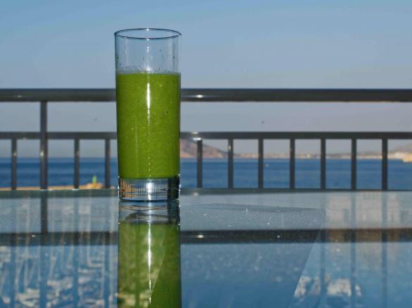 Smoothie-der Gesunde Grüne