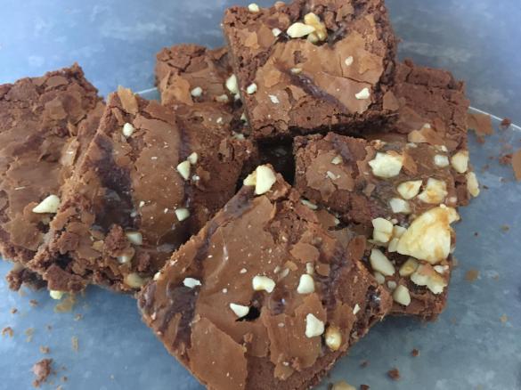 Karamell-Brownies