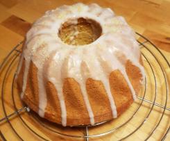 Veganer Zitronenkuchen, fluffig und saftig