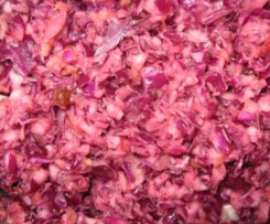 Rotkrautsalat / Rotkohlsalat (einfach + lecker) - Rezept des Tages 09.10.15
