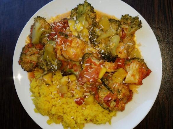 Kokos-Hähnchen-Auflauf nach WW