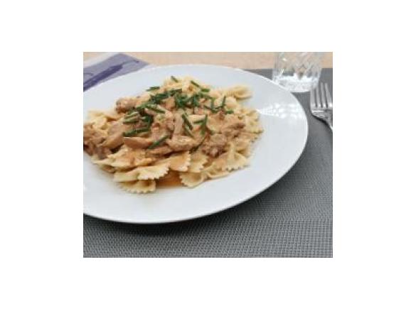Farfalle mit Sahne-Chilli-Hähnchen Soße / OnePot