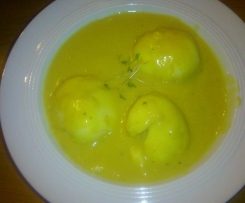 Single: Eier in Senfsoße