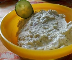 Meerrettich-Gurken-Radieschenfrischkäse