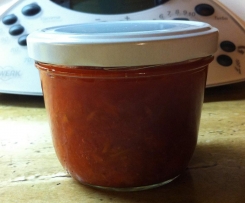 Erbeeren-Rhabarber-Marmelade